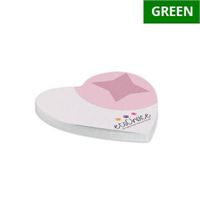 STICK NOTE IN CARTA RICICLATA A FORMA DI CUORE